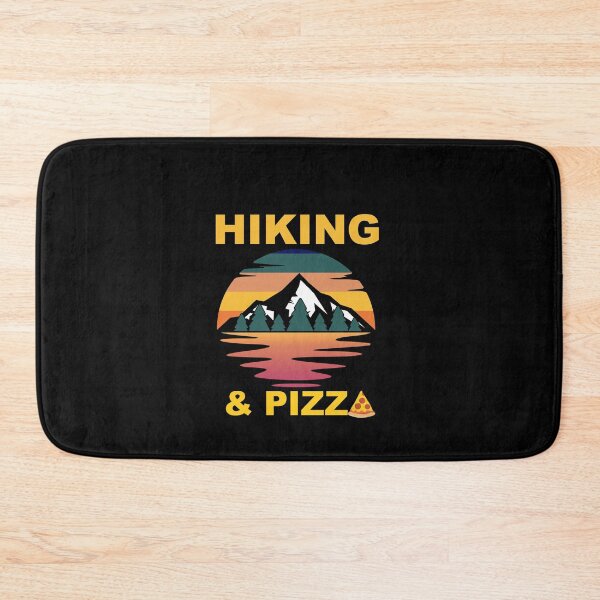 Item preview, Hiking and Pizza funny meme designed and sold by Spaceshipsells.