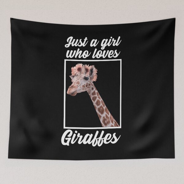 Item preview, Just A Girl Who Loves Giraffes designed and sold by alancrapopod.