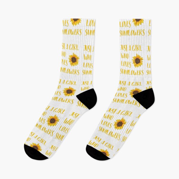 Item preview, Just A Girl Who Loves Sunflowers Awesome Gift designed and sold by giftsbyminuet.