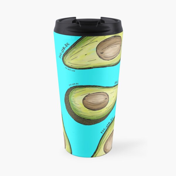 ARTE DEL AGUACATE - AVO-CAN-DO - MOTIVACIÓN DEL AGUACATE Taza de viaje