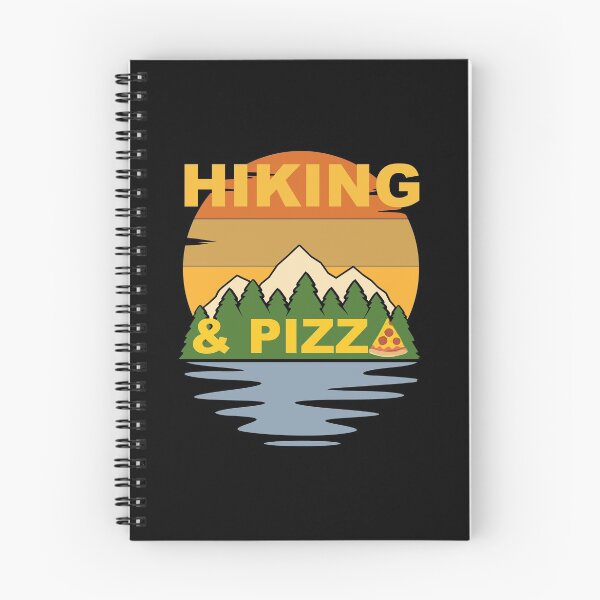 Item preview, Hiking and Pizza funny meme designed and sold by Spaceshipsells.