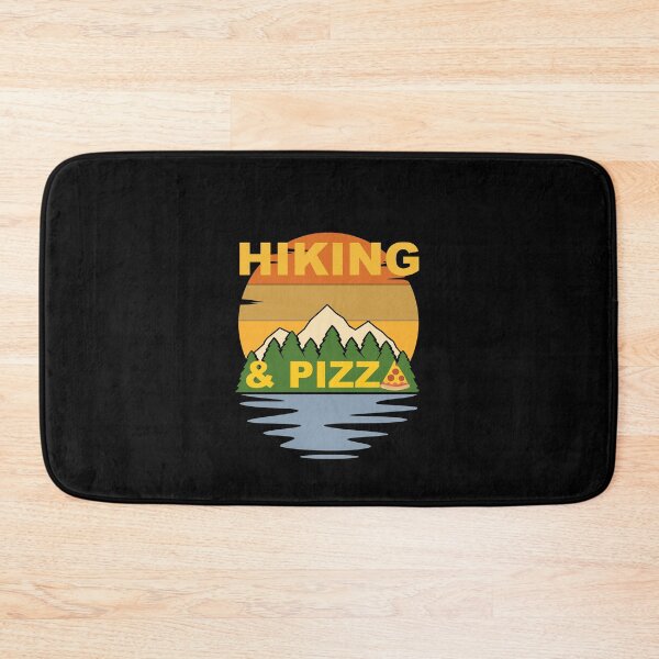 Item preview, Hiking and Pizza funny meme designed and sold by Spaceshipsells.