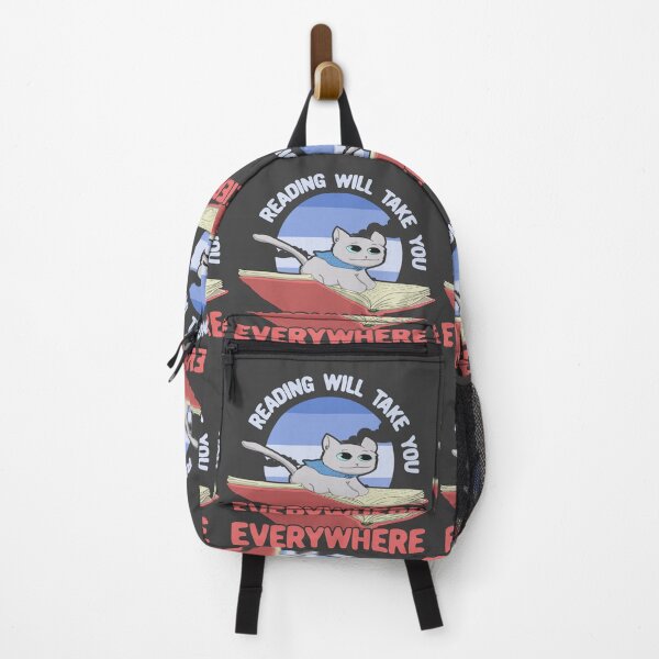 Item preview, Reading Will Take You Everywhere - Gray Cat designed and sold by Chubuter.