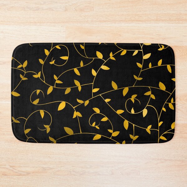 Item preview, Nature Plants Pattern Gold designed and sold by ClaudiaGrosso.