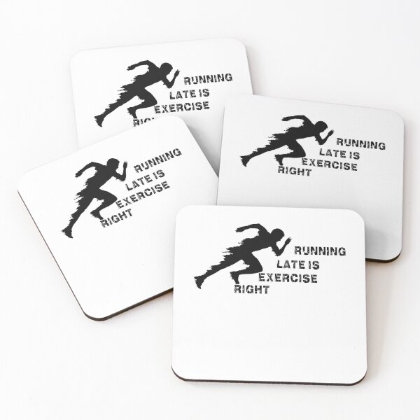 Item preview, running late is exercise right designed and sold by ishako online.