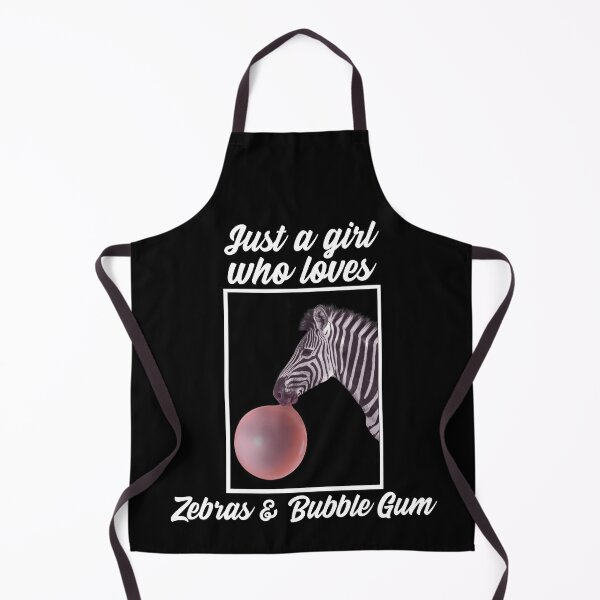 Item preview, Just A Girl Who Loves Zebras & Bubble Gum designed and sold by alancrapopod.