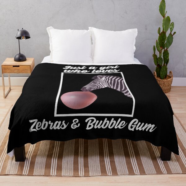 Item preview, Just A Girl Who Loves Zebras & Bubble Gum designed and sold by alancrapopod.