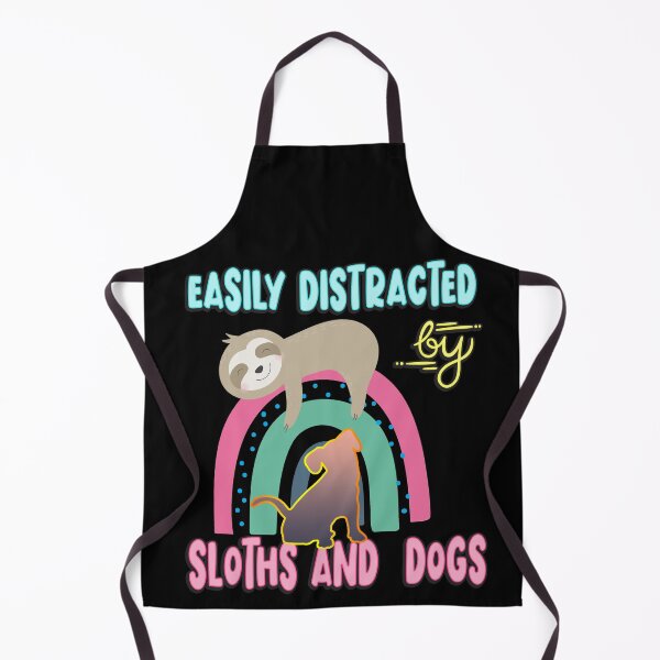 Item preview, Easily Distracted by Sloths and Dogs Cute Gifts designed and sold by Nzgiftsandmore.