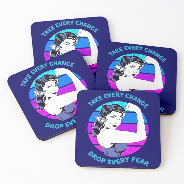 Item preview, Take every chance drop every fear designed and sold by Eva-Success.
