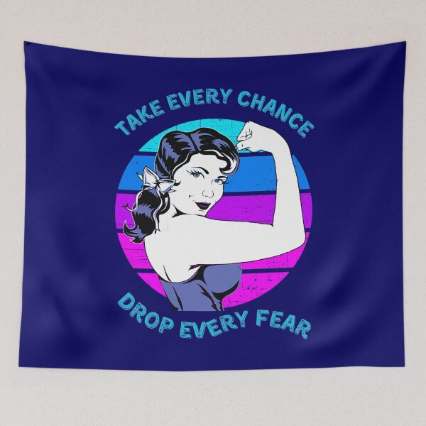 Item preview, Take every chance drop every fear designed and sold by Eva-Success.