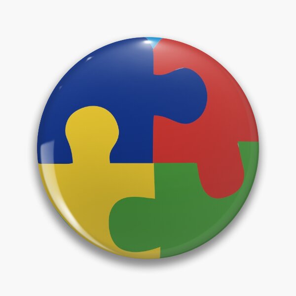 Item preview, Autism Love Heart designed and sold by Inspireaglow.