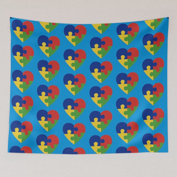 Item preview, Autism Love Heart designed and sold by Inspireaglow.