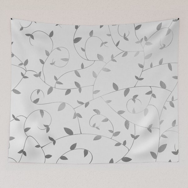 Item preview, Nature Plants Pattern Silver designed and sold by ClaudiaGrosso.