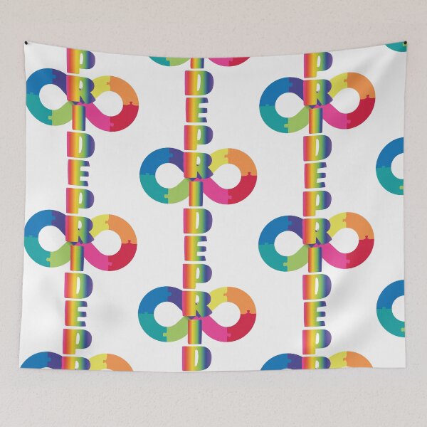 Item preview, Rainbow Pride Infinity Shirt Celebrate Autism Neurodiversity Gay Pride designed and sold by doodabobs.