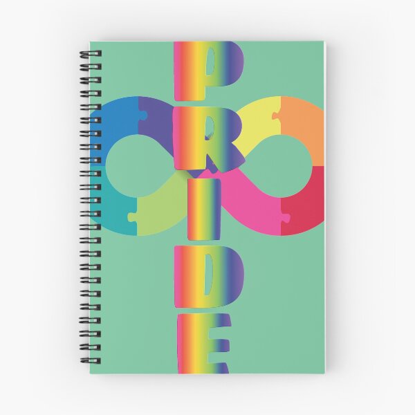 Item preview, Rainbow Pride Infinity Shirt Celebrate Autism Neurodiversity Gay Pride designed and sold by doodabobs.