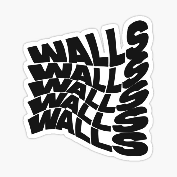 Louis Tomlinson Walls  Sticker for Sale by quinnaxelledits