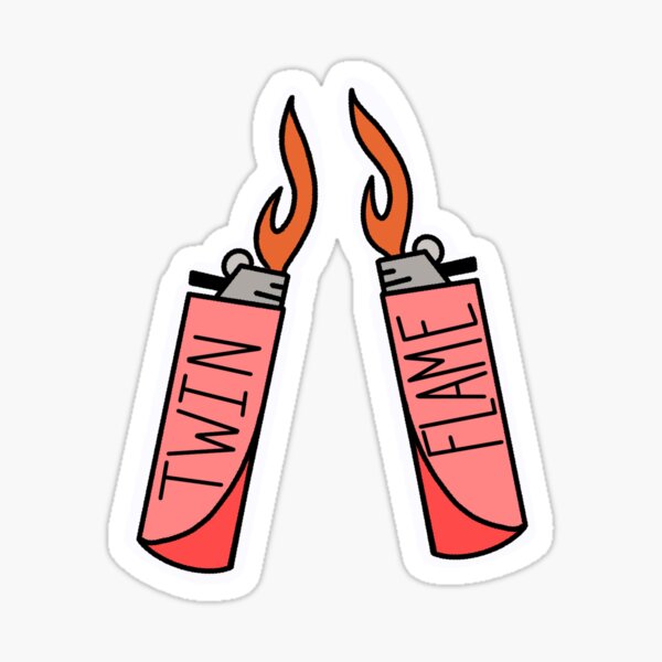 Twin Flame Sticker