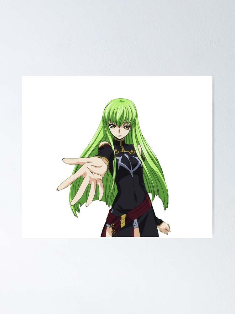 Code Geass Cc Character Illustration Poster By Capucinecst Redbubble