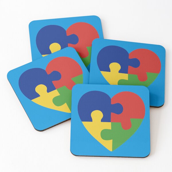 Item preview, Autism Love Heart designed and sold by Inspireaglow.