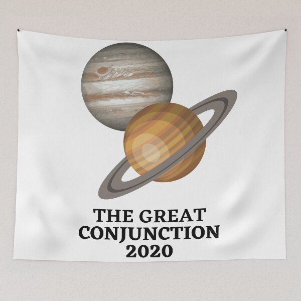 Item preview, The Great Conjunction 2020 Jupiter Saturn designed and sold by MillenaryShop.