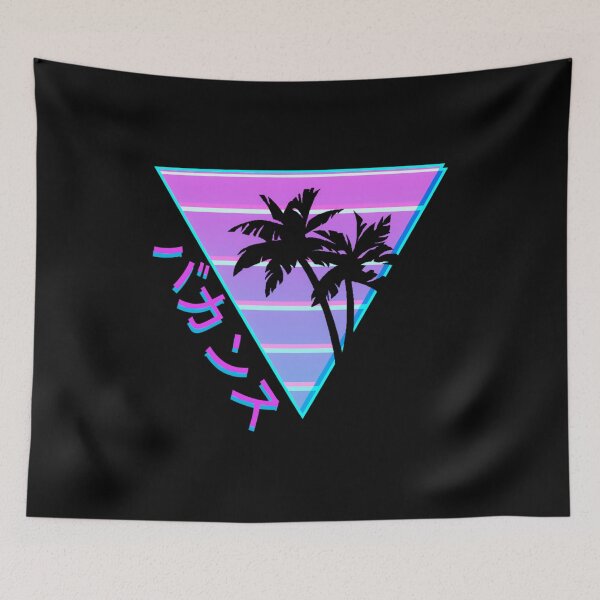 Item preview, Vaporwave Art - 90's Retro Palm Tree Japanese Otaku Aesthetic designed and sold by Hitagivapor.