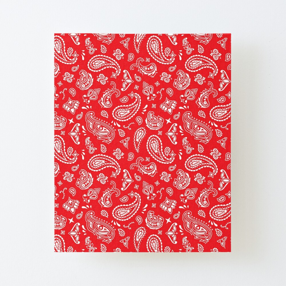 Red Bandanna Pattern Sticker for Sale by Gravityx9