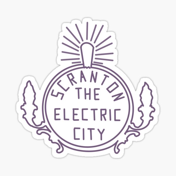 Item preview, Scranton the Electric City Sign designed and sold by taylorr-made.