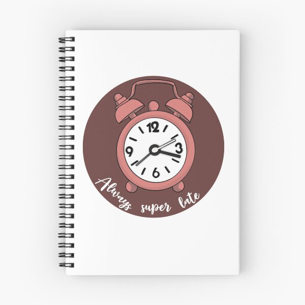 Item preview, Always super late clock sticker designed and sold by Nathsmo.