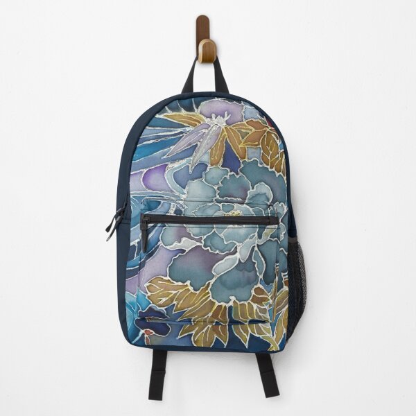 Item preview, Floral Kimono Pattern Blue Peony Flower designed and sold by Miriam Steinau.