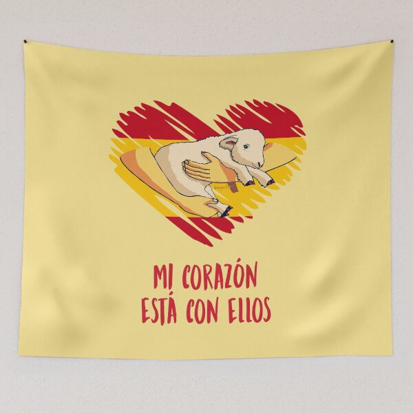 Item preview, Mi corazón está con ellos - bandera españa designed and sold by Frank J. Art.