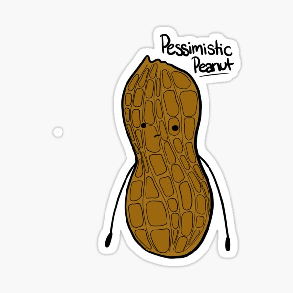 Item preview, Pessimistic Peanut designed and sold by HopiePeanut.