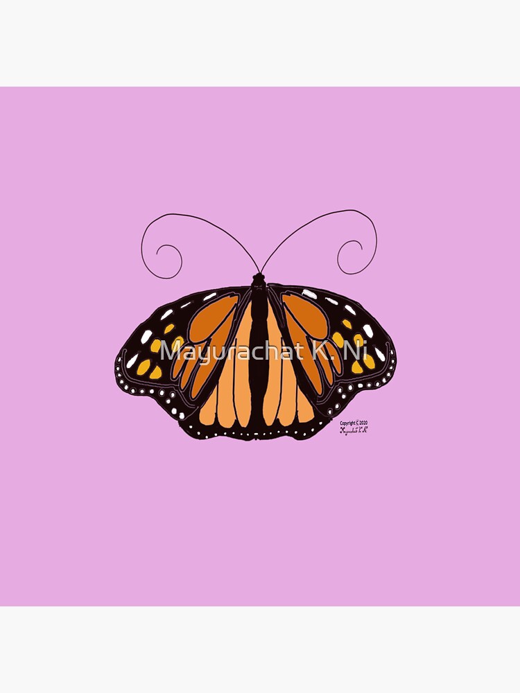 Monarch Butterfly Sticker For Sale By Simplyjoynuch Redbubble 