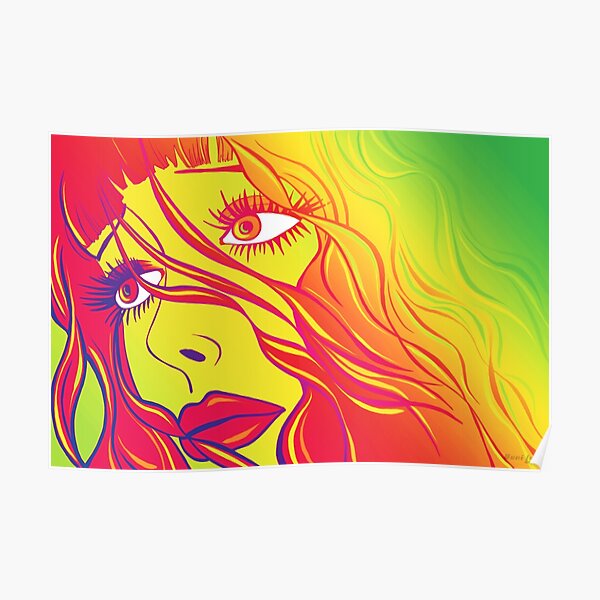 Bella Psychedelic Poster