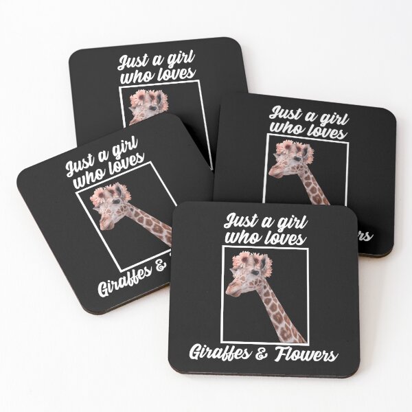 Item preview, Just A Girl Who Loves Giraffes & Flowers designed and sold by alancrapopod.