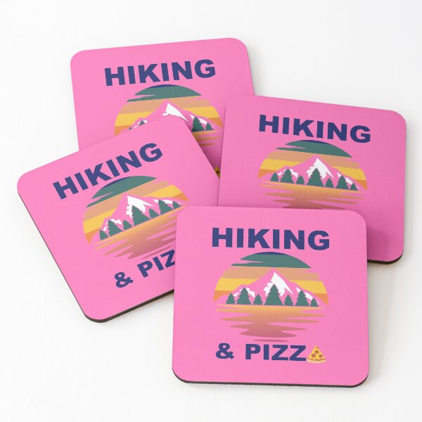 Item preview, Hiking and Pizza funny meme designed and sold by Spaceshipsells.