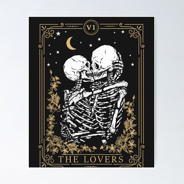 Item preview, The Lovers Vintage Tarot Card, Magic, Occult, Supernatural  designed and sold by XuXue.