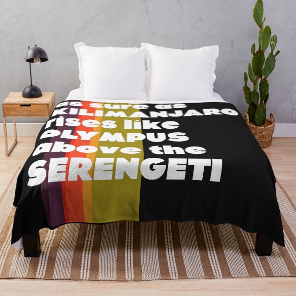 Item preview, AFRICA Toto Lyrics As Sure As Kilimanjaro...80s Fan designed and sold by acquiesce13.