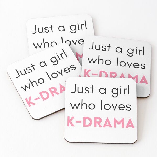 Item preview, Just a girl who loves K-drama designed and sold by PopReset.