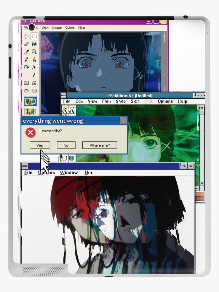 Serial Experiments Lain, Anime Lain, Cyberpunk Anime, Aesthetic, Japanese  Anime Quote iPad Case & Skin for Sale by YALPOShop