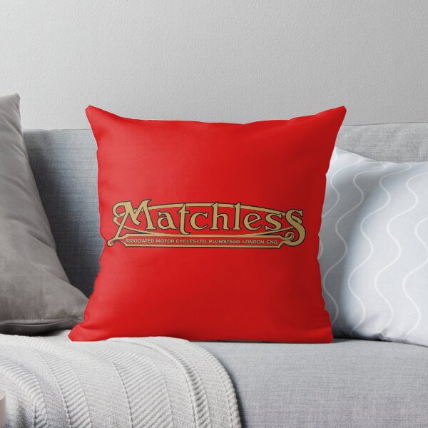 Matchless Motorcycles Throw Pillow