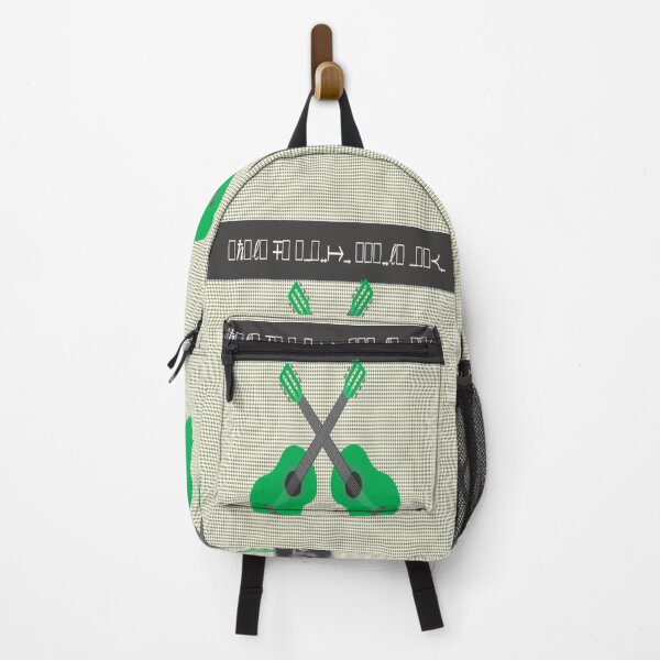 Item preview, Decode design with  green guitar s and beige background designed and sold by Vicky Rodden.