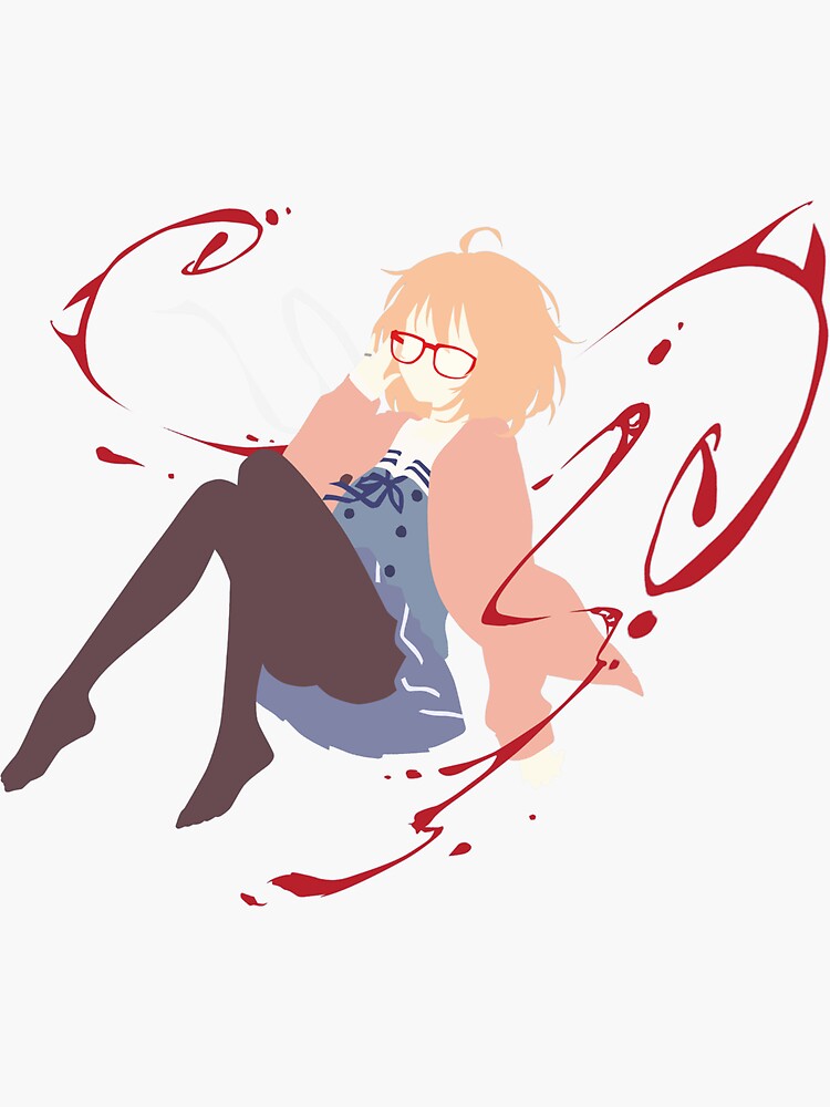 Mirai Kuriyama #2 - Kyoukai no Kanata Sticker for Sale by Animeager