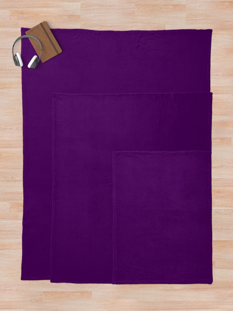 Royal purple throw discount blanket