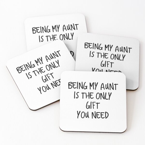Item preview, Funny gift for Aunt: Being my aunt is the only gift you need designed and sold by UncleStuScience.