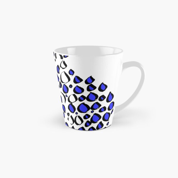 Raindrop clusters blue yellow Tall Mug