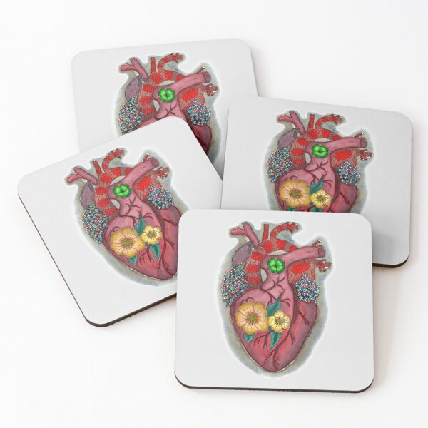 Item preview, red heart flowers clover designed and sold by ENO-ONE.