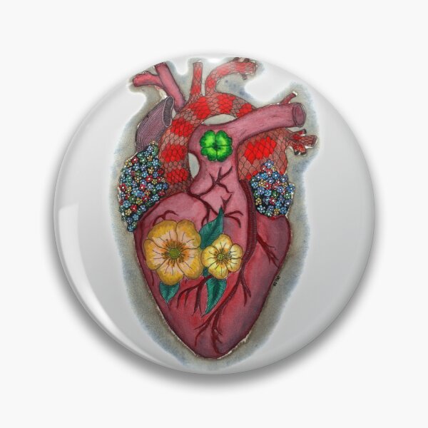 Item preview, red heart flowers clover designed and sold by ENO-ONE.