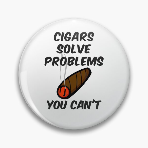 Item preview, Cigars Solve Problems designed and sold by Level12.