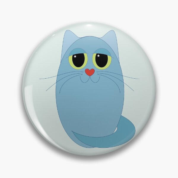 Item preview, CAT BLUE ONE designed and sold by Jean Gregory Evans.