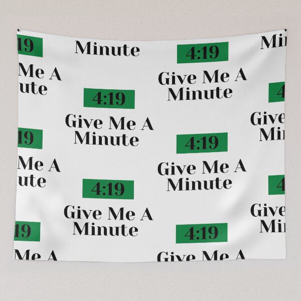 Item preview, Give Me A Minute designed and sold by WorldPrintTees.